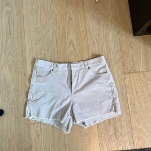 Aerie Corduroy High Waisted Short - size Large, light purple